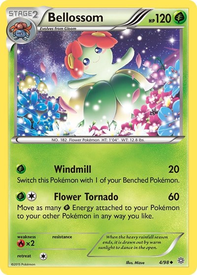 XY - Ancient Origins - Uncommon Reverse Holo - Bellossom
