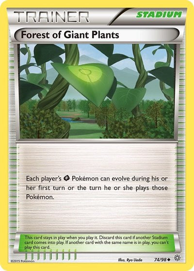 XY - Ancient Origins - Uncommon Reverse Holo - Forest of Giant Plants