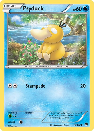 Psyduck XY - BREAKpoint 16/122 Common Normal