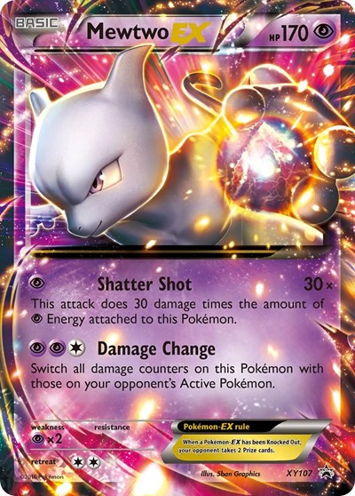 XY Promos - Promo Holofoil - Mewtwo EX XY107