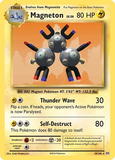Magneton XY - Evolutions 38/108 Holo Rare Holofoil