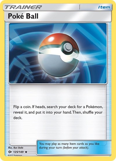 SM Base Set - Uncommon Reverse Holo - Poke Ball