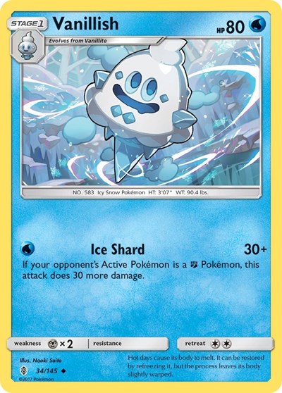 SM - Guardians Rising - Uncommon Reverse Holo - Vanillish