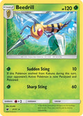SM - Crimson Invasion - Rare Reverse Holo - Beedrill