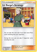 Hidden Fates - Uncommon Reverse Holo - Lt Surges Strategy