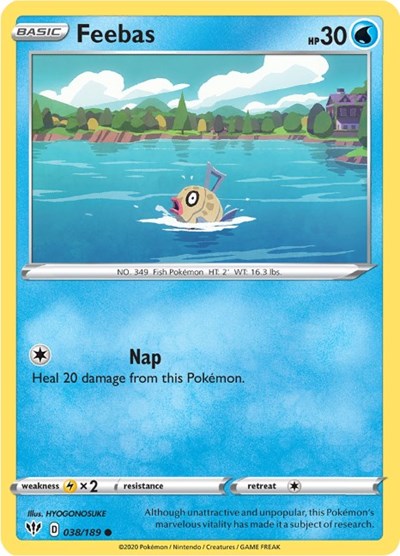 SWSH03: Darkness Ablaze - Common Reverse Holo - Feebas