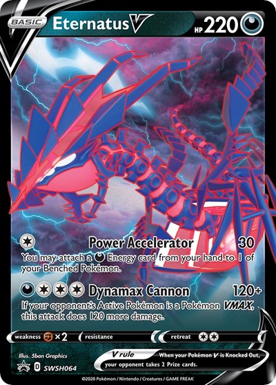 SWSH: Sword & Shield Promo Cards - Promo Holofoil - Eternatus V SWSH064