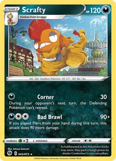 Champion's Path - Holo Rare Holofoil - Scrafty