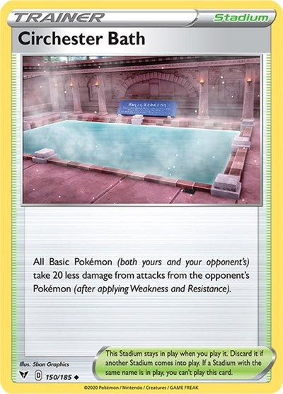 SWSH04: Vivid Voltage - Uncommon Reverse Holo - Circhester Bath
