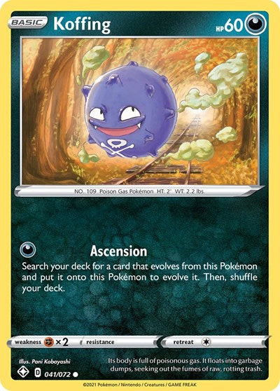 Shining Fates - Common Reverse Holo - Koffing