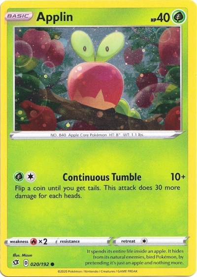 Blister Exclusives - Promo Holofoil - Applin 020 192 Cosmos Holo