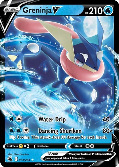 SWSH08: Fusion Strike - Ultra Rare Holofoil - Greninja V