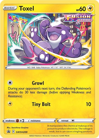 SWSH: Sword & Shield Promo Cards - Promo Holofoil - Toxel SWSH209