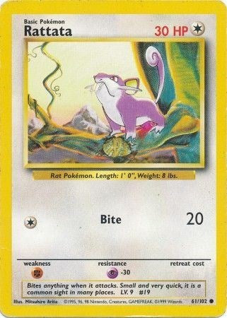 Base Set - Common Normal - Rattata