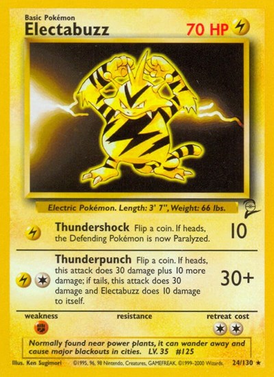 Base Set 2 - Rare Normal - Electabuzz