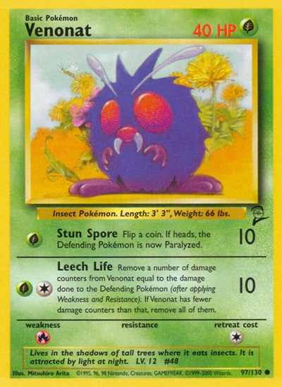 Base Set 2 - Common Normal - Venonat