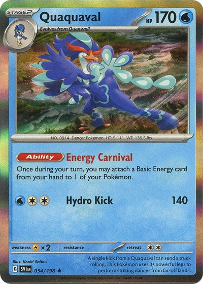 SV01: Scarlet & Violet Base Set - Rare Reverse Holo - Quaquaval