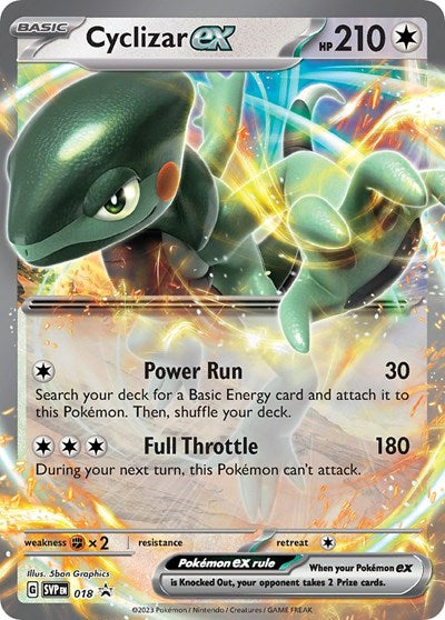 Cyclizar ex - 018 SV: Scarlet & Violet Promo Cards 018 Promo Holofoil
