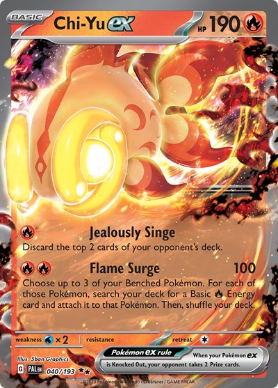 Chi-Yu ex - 040/193 SV02: Paldea Evolved 040/193 Double Rare Holofoil