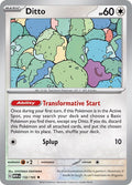 Ditto SV: Scarlet & Violet 151 132/165 Rare Holofoil
