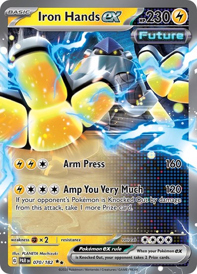 Iron Hands ex - 070/182 SV04: Paradox Rift 070/182 Double Rare Holofoil