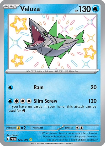 SV: Paldean Fates - Shiny Rare Holofoil - Veluza 125 091
