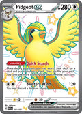 Pidgeot ex SV: Paldean Fates 221/091 Shiny Ultra Rare Holofoil