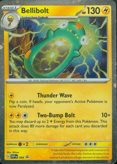 SV: Scarlet & Violet Promo Cards - Promo Holofoil - Bellibolt 094