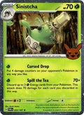 Sinistcha (Cosmos Holo) Trick or Trade BOOster Bundle 2024 022/167 Holo Rare Holofoil