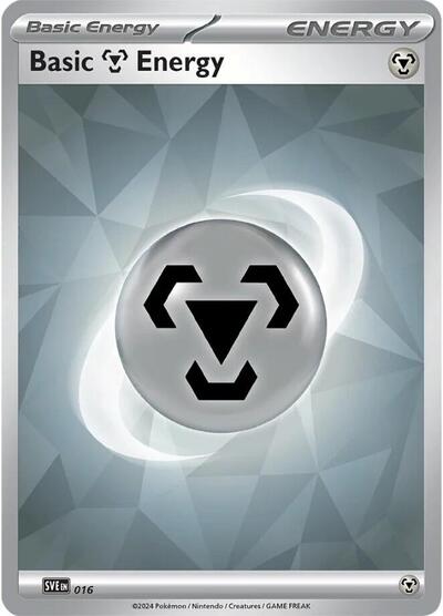 Basic Metal Energy - 016 SVE: Scarlet & Violet Energies 016 Common Holofoil