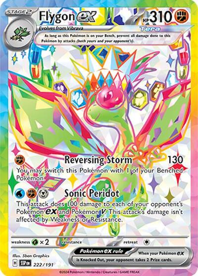 SV08: Surging Sparks - Ultra Rare Holofoil - Flygon ex 222 191