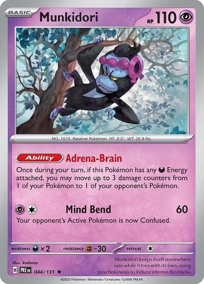 Munkidori SV: Prismatic Evolutions 044/131 Rare Holofoil