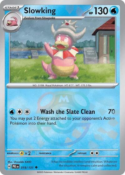 SV: Prismatic Evolutions - Uncommon Holofoil - Slowking Master Ball Pattern