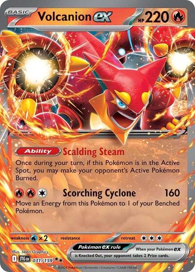 Volcanion ex - 031/159 SV09: Journey Together 031/159 Double Rare Holofoil