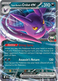 Team Rocket's Crobat ex - 122/182 SV10: Destined Rivals 122/182 Double Rare Holofoil