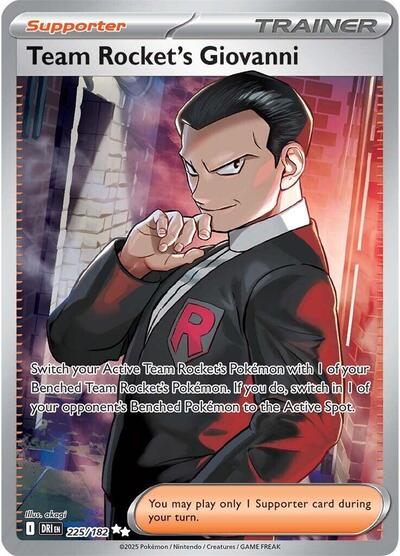 SV10: Destined Rivals - Ultra Rare Holofoil - Team Rockets Giovanni 225 182