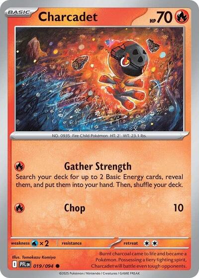 Charcadet ME02: Phantasmal Flames 019/094 Common Reverse Holofoil