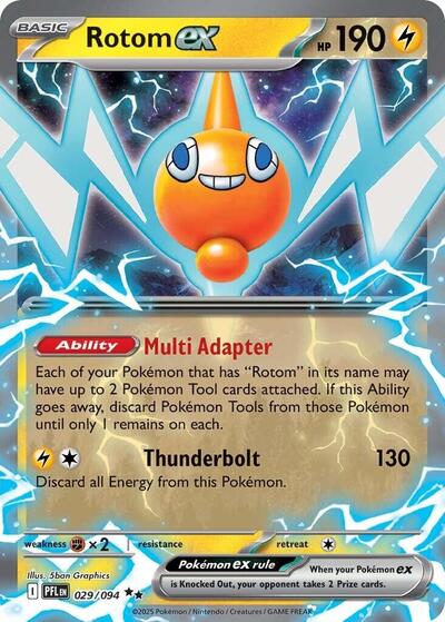 Rotom ex - 029/094 ME02: Phantasmal Flames 029/094 Double Rare Holofoil