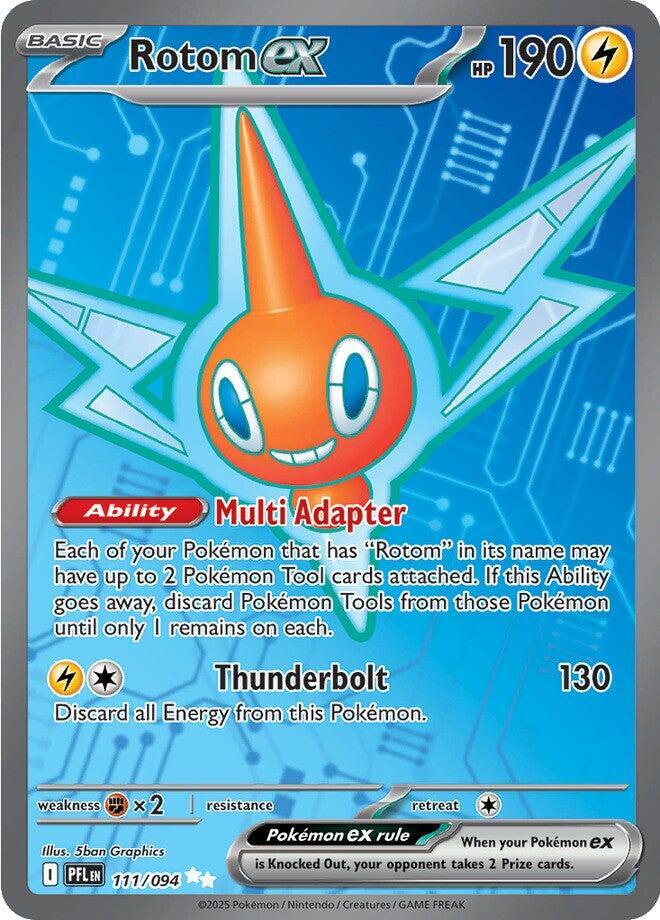 Rotom ex - 111/094 ME02: Phantasmal Flames 111/094 Ultra Rare Holofoil