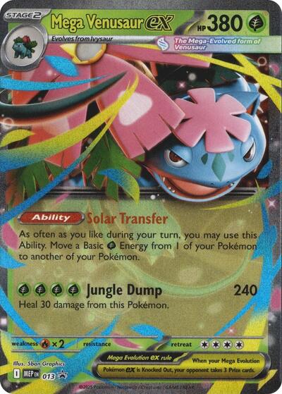 Mega Venusaur ex - 013 ME: Mega Evolution Promo 013 Promo Holofoil