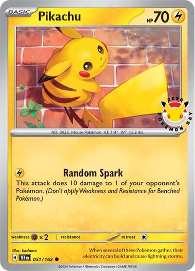 Miscellaneous Cards & Products - Common Holofoil - Pikachu Pokemon Day 2026