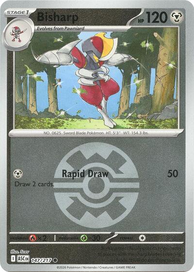 Bisharp (Quick Ball) ME: Ascended Heroes 147/217 Common Reverse Holofoil