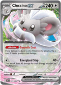 Cinccino ex - 073/086 ME04: Chaos Rising 073/086 Double Rare Holofoil
