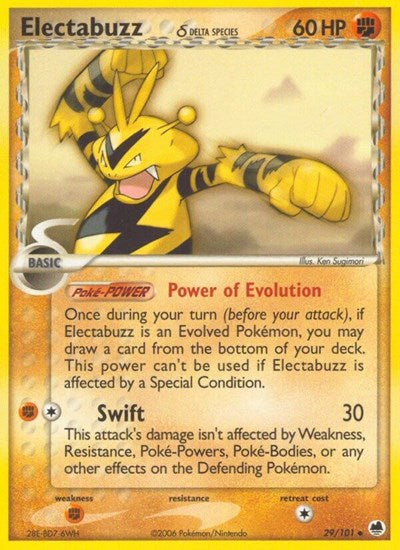 Dragon Frontiers - Uncommon Normal - Electabuzz Delta Species