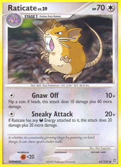 Secret Wonders - Uncommon Reverse Holo - Raticate