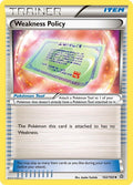XY - Primal Clash - Uncommon Reverse Holo - Weakness Policy